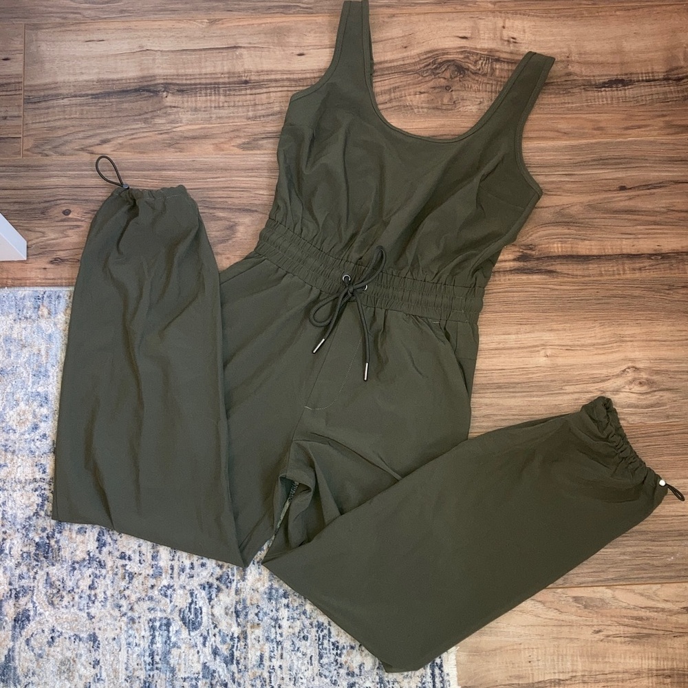 Abercrombie & Fitch Olive Green Jumpsuit Romper
